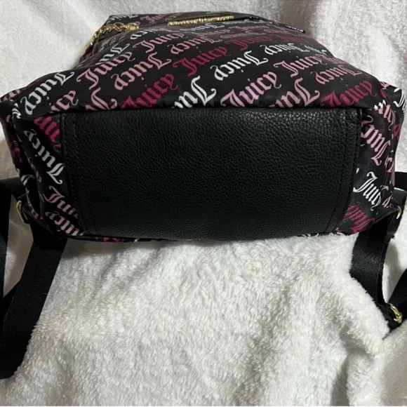 Juicy Couture Gothic Logo Quilty Pleasure Backpack